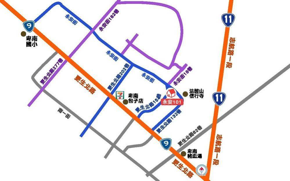 永安101 Wing On X 國旅補助-1000元 Bed & Breakfast T'ai-tung Eksteriør bilde